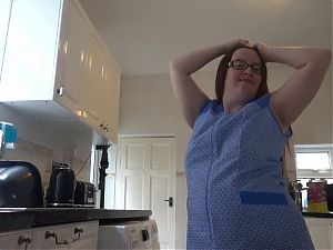 Nurse shows off her assets 