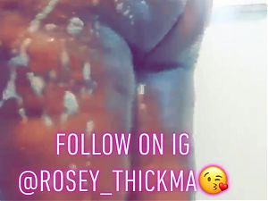 Big booty a big ass goddess teasing water drip